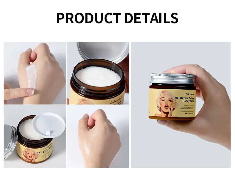 100g / 3.5 oz. Moisturize Tallow Honey Balm