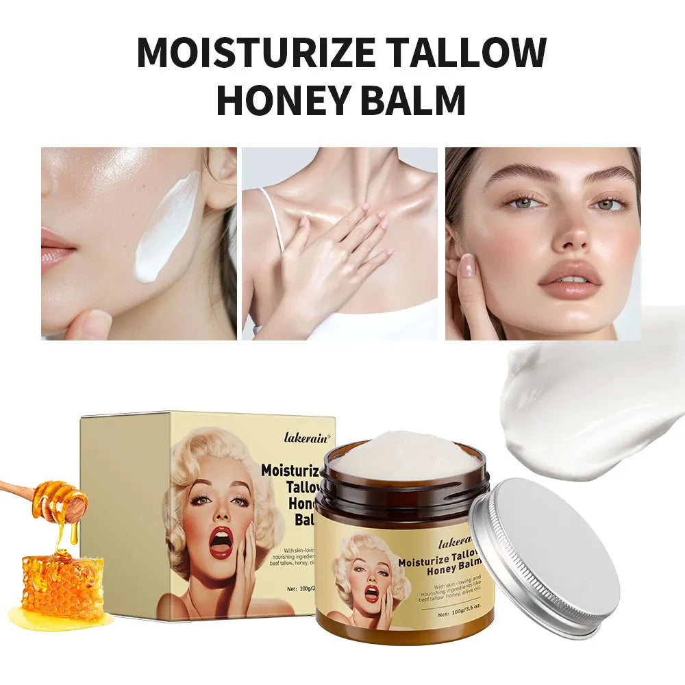 100g / 3.5 oz. Moisturize Tallow Honey Balm